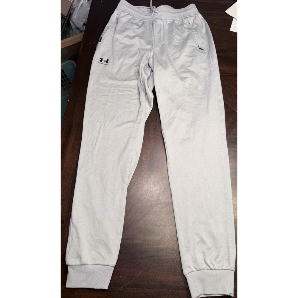 Men's Under Armour Gray Joggers Sweat Pants Small